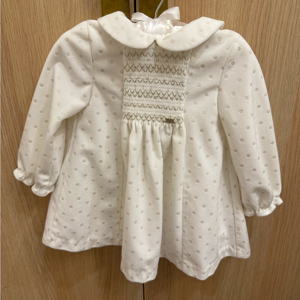 Mayoral Cream Baby Dress